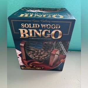 Game Gallery Solid Wood Bingo Game Set Complete